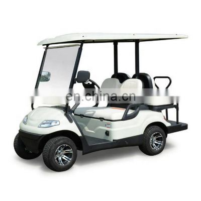 Huanxin Go Kart 4 Passengers Golf Cart Rear 2 Seats Electric Golf Cart