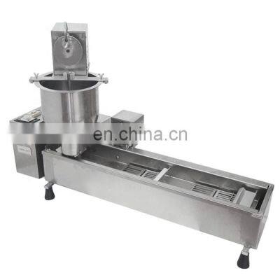 MS Electric Single Row Automatic 3 Moulds Donut Maker Fryer Machine Doughnut Maker With Timer Donut Making Machine