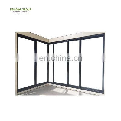 Thermal Break aluminum Modern Design Glass Sliding door