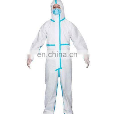 Wholesale disposable hazmat suit sms ppe set disposable suit Isolation Gown coveralls ppe gowns