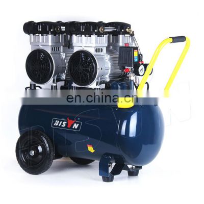 Bison China Taizhou 50L Dental Silent 3Hp Dental Air Compressor Oil Free With CE