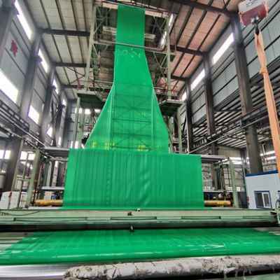 8m wide 1.0mm thick green LLDPE geomembrane smooth
