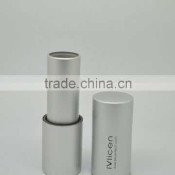 Shiny silver round magnet Lipstick tubes