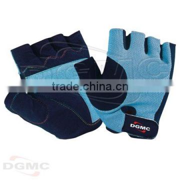Woman gym fitness gloves