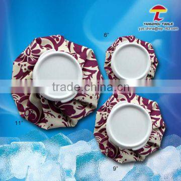 Flower shape plastic ice bag