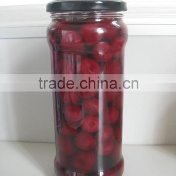 Cherry in glass jar