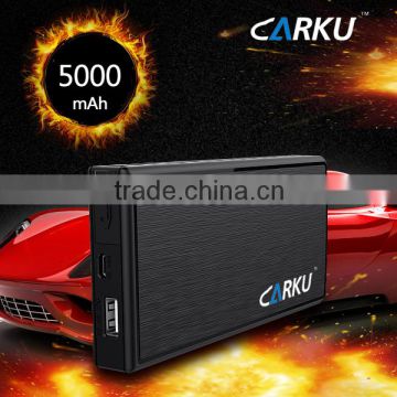 Carku 2016 5000mA ultra slim mini car jump starter power bank automotive car emergency tools
