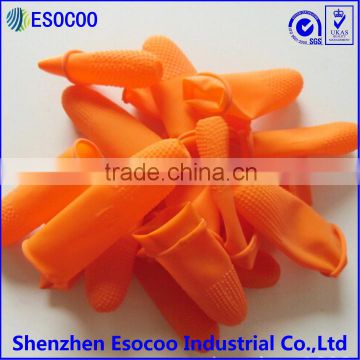 ESD textured rubber finger cots