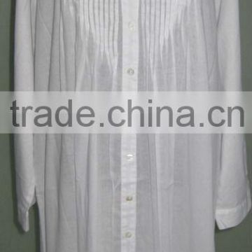 Perfect And Good Quality White Cotton Nightdress