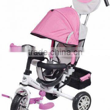 luxury bag kids tricycle/baby stroller/children running bike 18925BSJ-T16