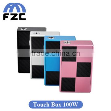 Fuzecheng Wholesale 2016 New Products Authentic Smy Touch Screen 100w TC Box Mod Fit For Kanger Protank 4