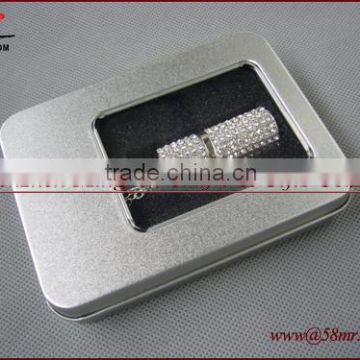 Wedding Custom Gift Tin Box for USB Flash Drive