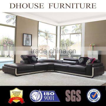 Modern Leather Corner Sofa 8069