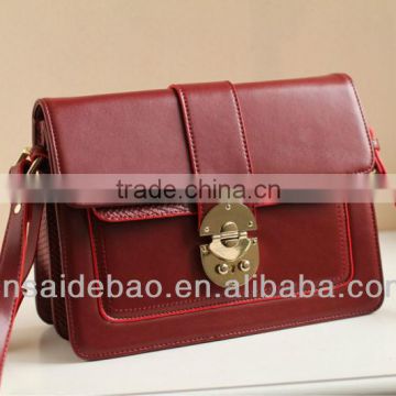 2014 new design pu leather casual women handbags