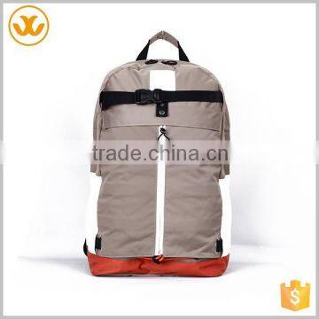 Custom square oxford double shoulder belt laptop backpack for school