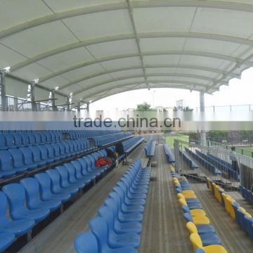 metal structure stands, temporary stands