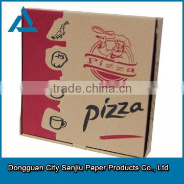 new style customized corrugated pizza box paper box