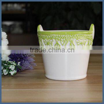 Popular dolomite ceramic planters pots for garden