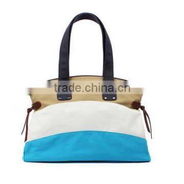 Stripe canvas beach bags shopping bags wholesale china