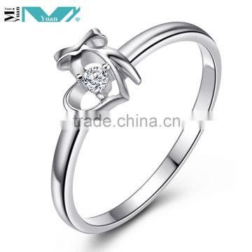 925 Sterling Silver Fashion Jewelry Ring Size Gift for Girls Lady