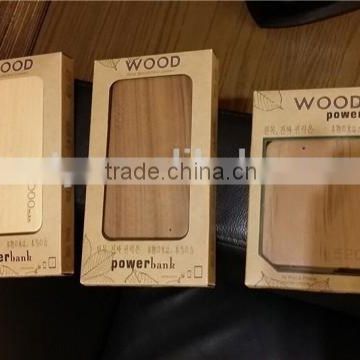 Natural delicate wooden power bank 4000mah,power bank 4000mah,Wooden portable phone c harger