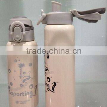 2014 new fashion design stainless steel vacuum flask sports bottle