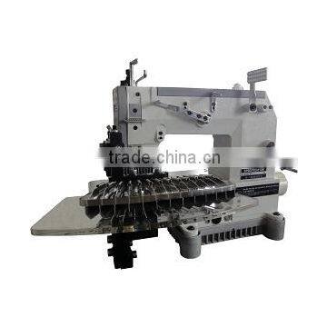 12 Needle Double Chainstitch Pintuck Sewing Machine