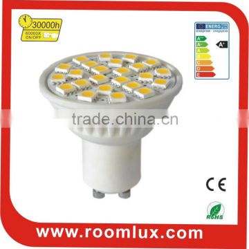 120v ceramic housing smd5050 gu10 LED spotlight