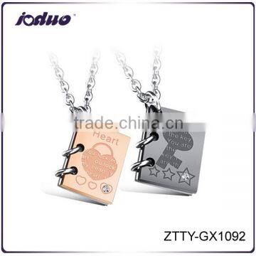 Top Quality Personalized Laser Letter Necklace For Best Friend