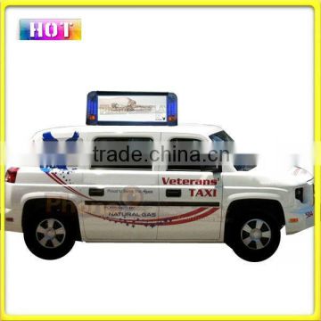 new design taxi led sign display screen double sides full color
