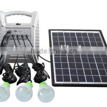 2014 new design 10w solar energy home system with 2 LED lamps,phone charger hot sales portable for africa markets
