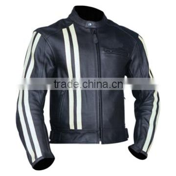 Motorbike Leather Jacket Black