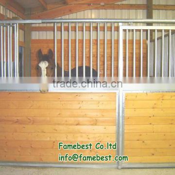 3.6x2.2m Galvanized Horse Stable with 20/25/32mm bamboo wood