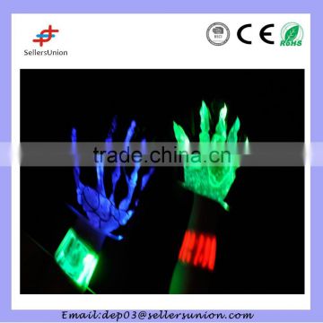 Rave dance party decorations , glow craft decorated gloves