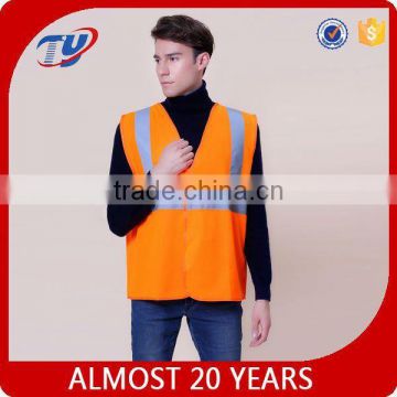 2017 fluorescent en471 20471 orange traffic safety vest
