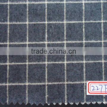 New fashion cotton flannel check fabric V296