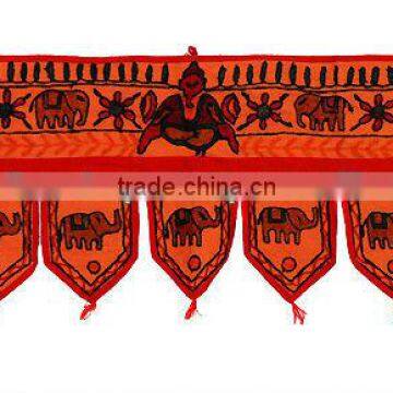 patchwork ethnic wall hangings torans