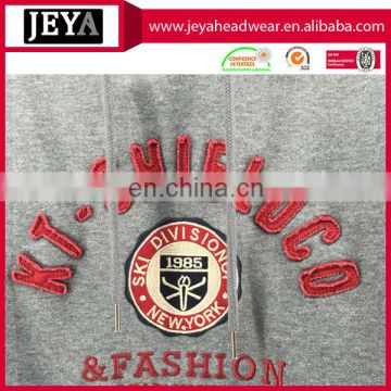 Embroidery patch usa fashion winter coat au hoodies style