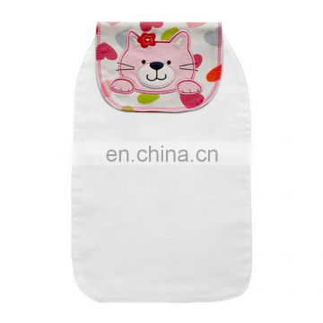 Kindergarten Girls Cat Pattern Cotton Sweat absorb Back Towel