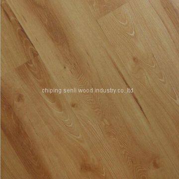 8mm wood grain finish laminated wood flooring