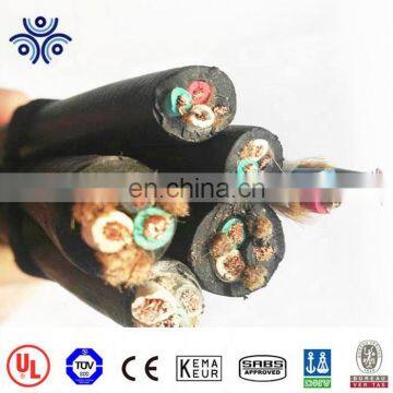 Rubber Jacketed 600v SOOW power cable