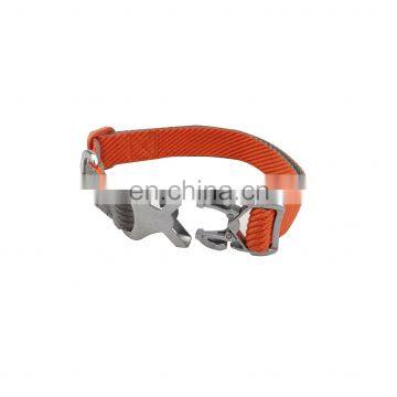 Designer dog collar  outdoor collar  quick release collar