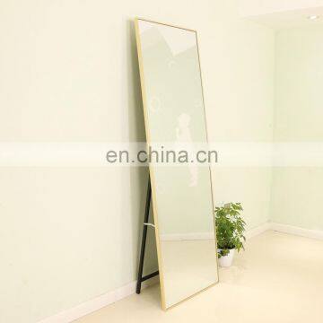 rectangle gold Color  mirror full length mirror dressing mirror