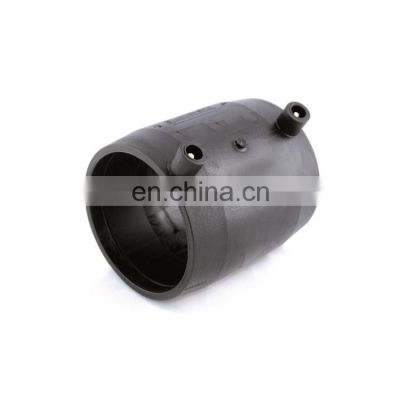 China Manufacturer 50mm 110mm 630mm HDPE Electro Fusion Fitting Electrofused Equal Coupling