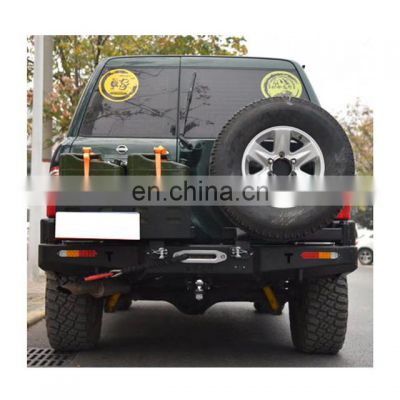 Rear Bumper for Nissan Patrol Y61 1997- 2004, with Tire Carrier and Oil Holder