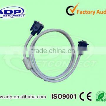 ADP factory supply 1.8meters 15pin male vga to vga cable