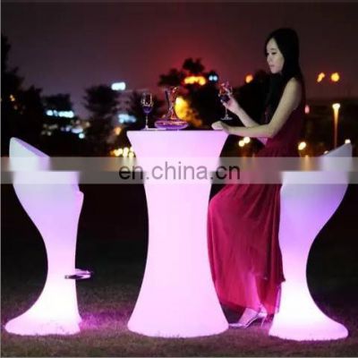 Led Chairs Led Chair LED Outdoor Waterproof Glow Patio Furniture Hire Plastic Bar Dining Light Up Chairs