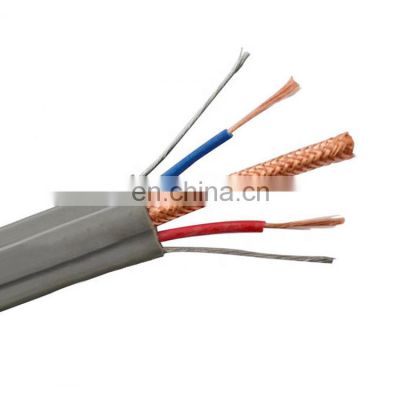 Elevator flexible control cable with power cable