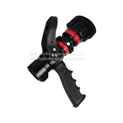 Multi-function fire hose nozzle with Amercica Nh thread and foam tube