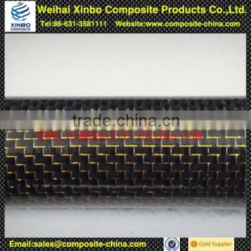 Supplying 3k weave carbon fiber pipe tube made by professional manufacturer